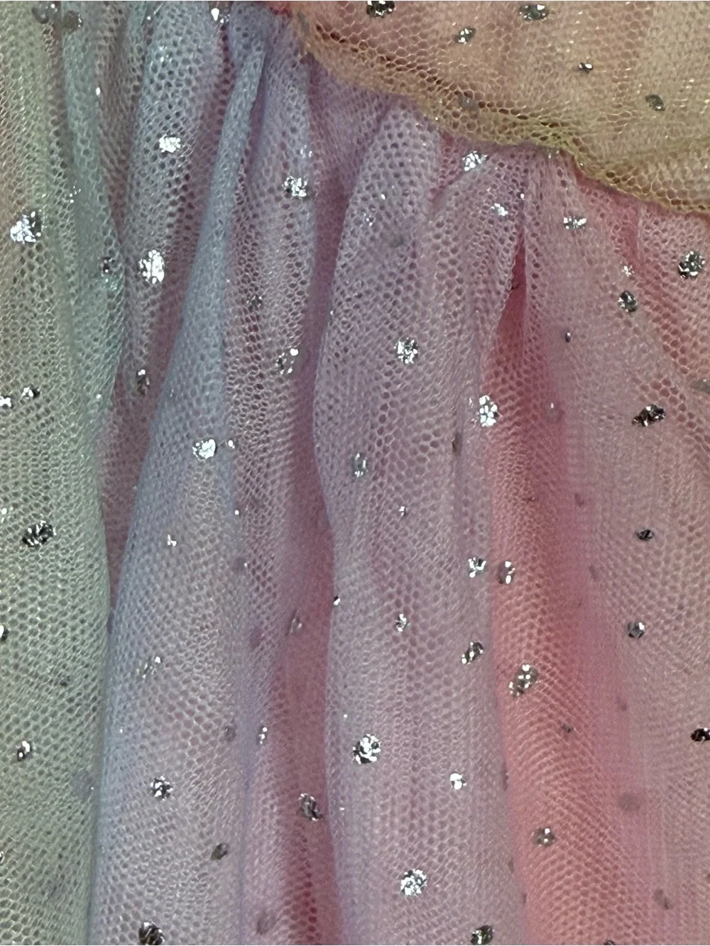 NWOT Children’s Place Glitter Rainbow Ombré Dress Size 10 Party Fancy Pastel - Picture 9 of 9